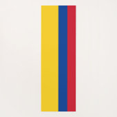Patriotische Yoga Mats mit kolumbianischer Flagge Yogamatte (Rückseite)