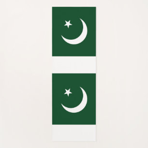 Patriotische Yoga Mats mit pakistanischer Flagge Yogamatte