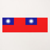 Patriotische Yoga Mats mit türkischer Flagge Yogamatte (Rückseite (Horizontal))