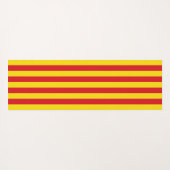 Patriotische Yoga Mats unter der Flagge Katalonien Yogamatte (Rückseite (Horizontal))
