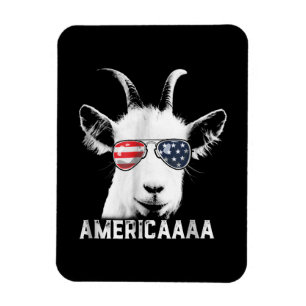 Patriotische Ziege Funny Goat America Magnet