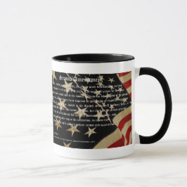 Patriotische zweite Änderungs-Kaffee-Tasse Tasse