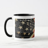 Patriotische zweite Änderungs-Kaffee-Tasse Tasse (Links)