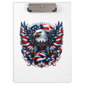 Patriotische Zwischenablage Klemmbrett (Vorderseite)
