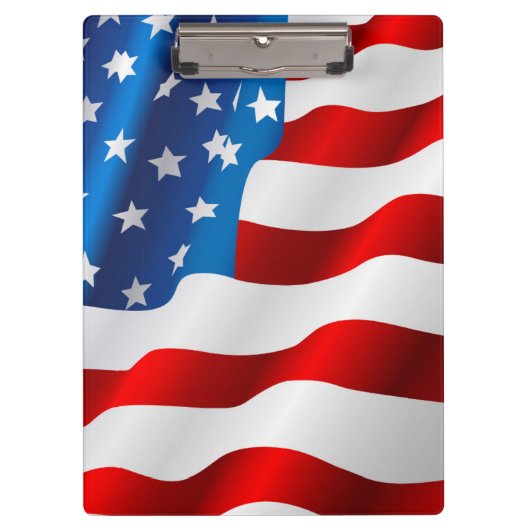 Patriotische Zwischenablage Klemmbrett (Vorderseite)