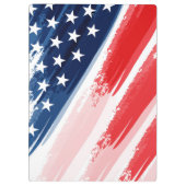 Patriotische Zwischenablage Klemmbrett (Rückseite)