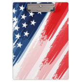 Patriotische Zwischenablage Klemmbrett (Vorderseite)