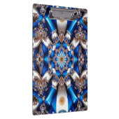 Patriotische Zwischenablage mit argentinischen Far Klemmbrett (Rechts)