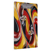 Patriotische Zwischenablage mit belgischen Farben Klemmbrett (Rechts)