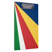 Patriotische Zwischenablage mit den Farben der Sey Klemmbrett (Rechts)