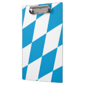 Patriotische Zwischenablage mit der Flagge Bayerns Klemmbrett (Links)