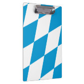 Patriotische Zwischenablage mit der Flagge Bayerns Klemmbrett (Rechts)
