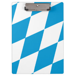 Patriotische Zwischenablage mit der Flagge Bayerns Klemmbrett