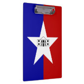 Patriotische Zwischenablage mit der Flagge von San Klemmbrett (Rechts)