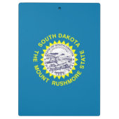 Patriotische Zwischenablage mit der Flagge von Sou Klemmbrett (Rückseite)