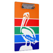 Patriotische Zwischenablage mit der Flagge von St. Klemmbrett (Rechts)