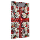 Patriotische Zwischenablage mit englischer Rose De Klemmbrett (Rechts)