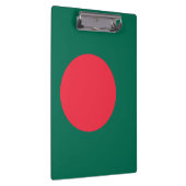 Patriotische Zwischenablage mit Flagge Bangladesch Klemmbrett (Rechts)
