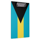 Patriotische Zwischenablage mit Flagge der Bahamas Klemmbrett (Rechts)