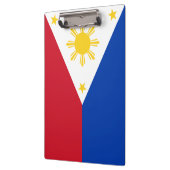 Patriotische Zwischenablage mit Flagge der Philipp Klemmbrett (Links)