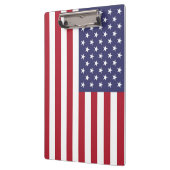 Patriotische Zwischenablage mit Flagge der USA Klemmbrett (Links)