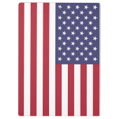 Patriotische Zwischenablage mit Flagge der USA Klemmbrett (Rückseite)