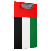 Patriotische Zwischenablage mit Flagge der VAE Klemmbrett (Rechts)