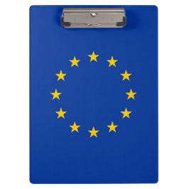 Patriotische Zwischenablage mit Flagge für die eur Klemmbrett
