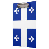 Patriotische Zwischenablage mit Flagge Quebec, Kan Klemmbrett (Links)