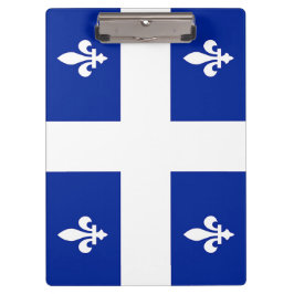 Patriotische Zwischenablage mit Flagge Quebec, Kan Klemmbrett