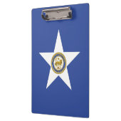 Patriotische Zwischenablage mit Flagge von Houston Klemmbrett (Links)