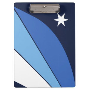 Patriotische Zwischenablage mit Flagge von Kolumbi Klemmbrett