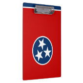 Patriotische Zwischenablage mit Flagge von Tenness Klemmbrett (Rechts)