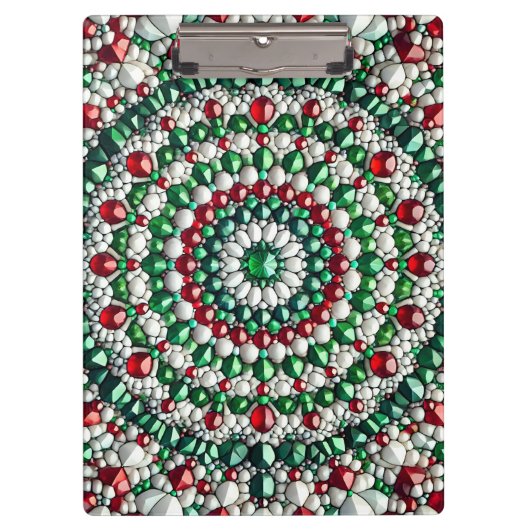 Patriotische Zwischenablage mit italienischen Farb Klemmbrett (Vorderseite)