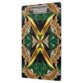 Patriotische Zwischenablage mit jamaikanischen Far Klemmbrett (Links)