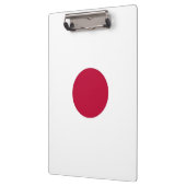Patriotische Zwischenablage mit japanischer Flagge Klemmbrett (Links)