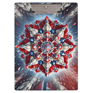 Patriotische Zwischenablage mit norwegischen Farbe Klemmbrett
