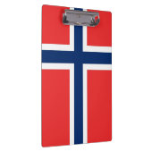 Patriotische Zwischenablage mit norwegischer Flagg Klemmbrett (Rechts)