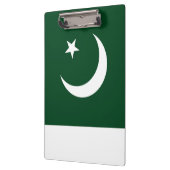 Patriotische Zwischenablage mit pakistanischer Fla Klemmbrett (Links)