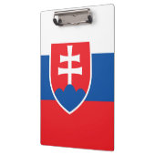 Patriotische Zwischenablage mit slowakischer Flagg Klemmbrett (Links)
