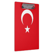 Patriotische Zwischenablage mit türkischer Flagge Klemmbrett (Rechts)