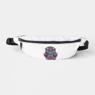 Patriotischer 1776 Geländewagen-Schädel-Monstertru Bauchtasche