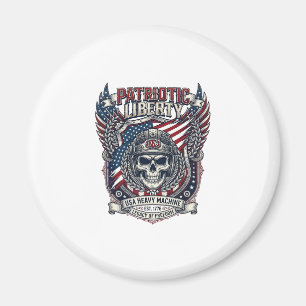 Patriotischer 1776 Geländewagen-Schädel-Monstertru Magnet