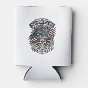 Patriotischer 1776 Geländewagen-Totenkopf-Monstert Dosenkühler