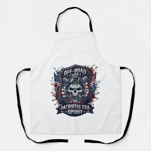 Patriotischer 1776 Geländewagen-Totenkopf-Monstert Schürze
