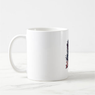 Patriotischer 1776 Off Road Schädel Monster Truck Kaffeetasse