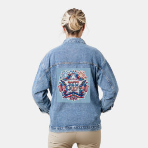 Patriotischer 250. Geburtstag am 4. Juli Jeansjacke