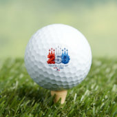 Patriotischer 250. Geburtstag Golfball (Insitu T-Shirt)