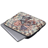 Patriotischer 250. Geburtstag Laptopschutzhülle (Vorne Knopf)