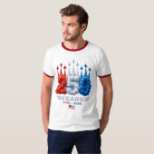 Patriotischer 250. Geburtstag T-Shirt (Vorne ganz)